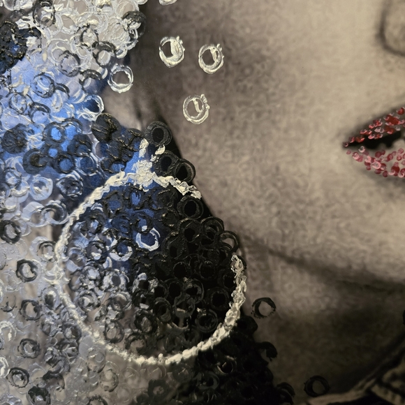 HANDCRAFTED Abstract Dolly Parton Painting HANDPAINTED HANDMADE Wall Art Decor - Picture 12 of 17